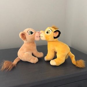 Lion King magnetic Plush Toys Nala and Simba